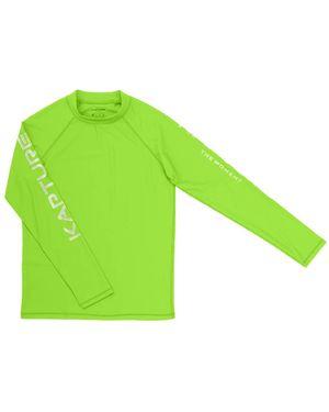 Kapture Dayglow Comfyfit Recycled Rashguard - Green