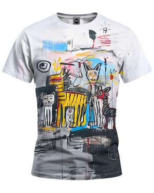 Aloha From Deer Neutrals Wild Instinct T-Shirt - Blue