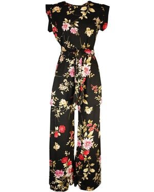 Jennafer Grace Miriam Tunic & Palazzo Pant Set - Black