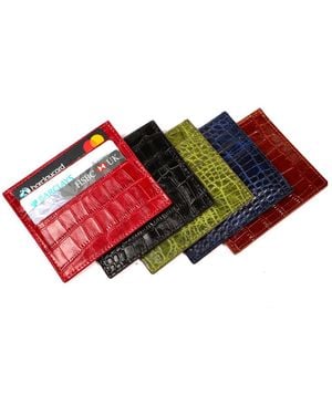 SJW BAGS LONDON Laurent Leather Cardholders/Wallets - Red