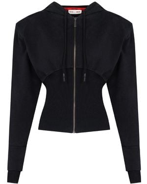 Pcfg Your Itch Corset Zipped Hoody - Blue