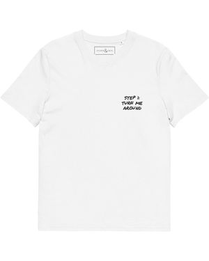 Anchor and Crew Actually Nevermind Annotations Organic Cotton T-Shirt - White