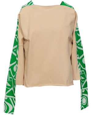 ARTISTA Neutrals Constellation Sweater - Green