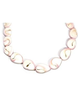 Rachel Nathan Queen Conch & Seashell Lei Necklace - Metallic