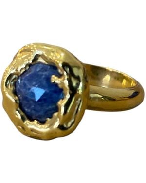 Mitsymay Jewellery One Of A Kind Sapphire Ring - Blue