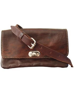 Berber Leather The Kenitra Soft Cross-Body Bag - Brown