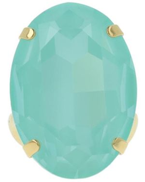 Otazu Eva Oval Ring Soft Mint - Blue