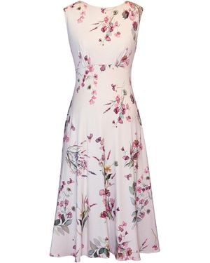 Alie Street London Luna Midi Dress With Pockets - Pink