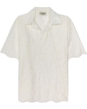 Thisisu Collection Isla Beachwear Lace Top - White