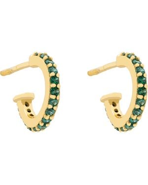 Lavani Jewels Eclectic Shine Small Hoops - Metallic
