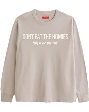 Dont Eat the Homies Neutrals Three D Long Sleeve - Brown
