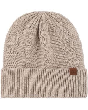 Norbron Kordec Camel Beanie - Natural