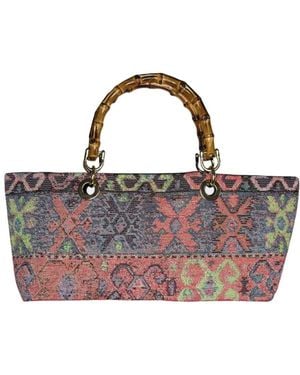Ruj Heritage Mini Picnic Bag Jacquard - Purple