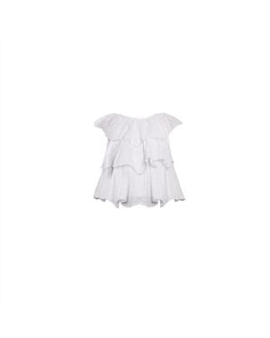 Emma Wallace Coral Top - White