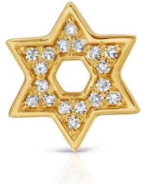 Maya Brenner Pavé Charm Stud - Metallic