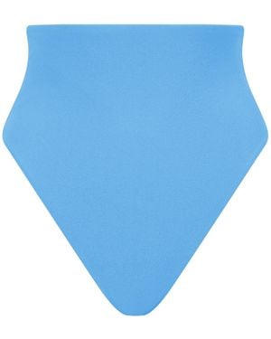 Blake Swimwear High Waist Bikini Bottom - Blue
