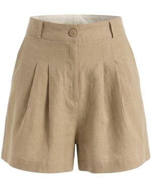 Monlicia Neutrals Reve Linen Short - Natural