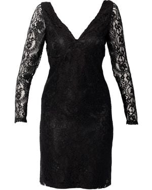 Maison Bogomil Elegant Short Cocktail Dress With An A - Black