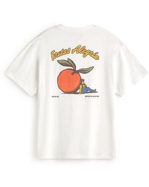 Thinking Mu Frutas Aaron T-Shirt - White