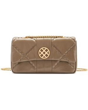 Orange Cube Mosaic Diamond Chain Bag - Natural