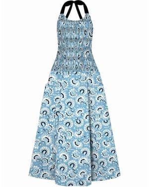 Mirla Beane ' Lorna Dress Paisley - Blue