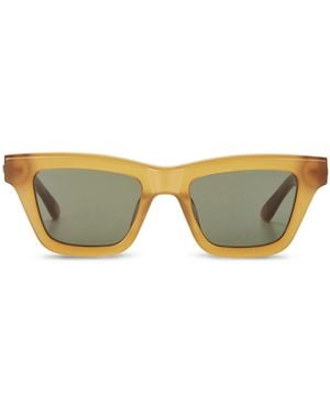 The Avantguard Yarrow Caramel Wayfarer Sunglasses - Brown