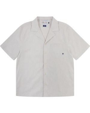 Uskees Neutrals Cuban Shirt - Gray