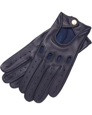 1861 Glove Manufactory Hamerli Louis Driving Gloves - Blue