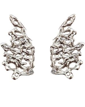 Eyeconic by Samar Ajram Tala Earrings - Metallic