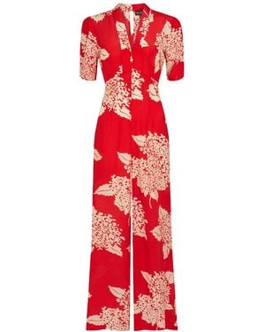 Pretty Eccentric Alana Jumpsuit - Red