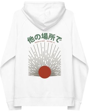 Anchor and Crew Nineteen Elsewhere Editions Organic Cotton Hoodie - White