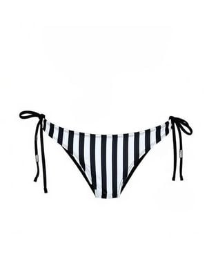 Brasini Swimwear Natalie Tie Side Bikini Bottom - Black