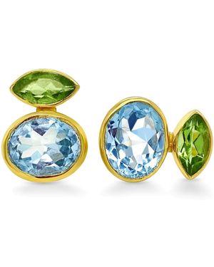 GEM BAZAAR Love Story Earrings - Blue