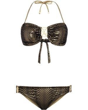 Leyla Maya Ltd Kate Bikini Bronze Goddess Set - White