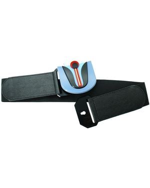 Gissa Bicalho Handmade Acrylic Belt Nimphea - Black