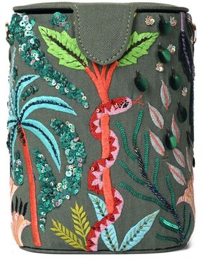 Simitri Oasis Bucket Bag - Green