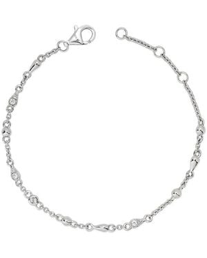 Lucy Quartermaine Skinny Drip Bracelet - Metallic