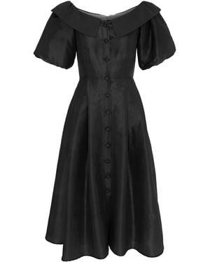IZABELA MANDOIU Midi Evening Gown - Black