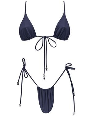 Seanay Bikini With Tahitian Pearls - Blue