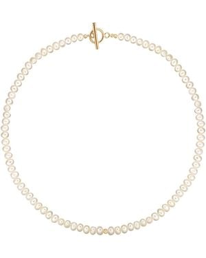 Lisa&Co. Necklace Pearl Bead - White