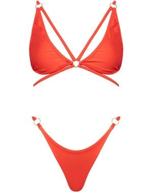 Viki Swim Dulce Bikini Thong - Red