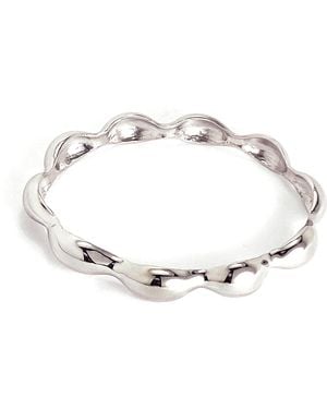 Biko Jewellery Contour Bangle - Metallic