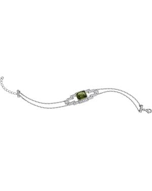 Retro Chic Hope Corner Bracelet - Metallic