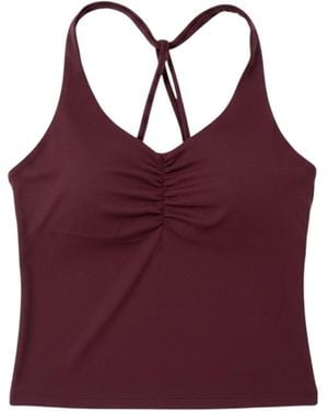 Raae Uk Burgundy Sculpt Scrunch Top - Purple