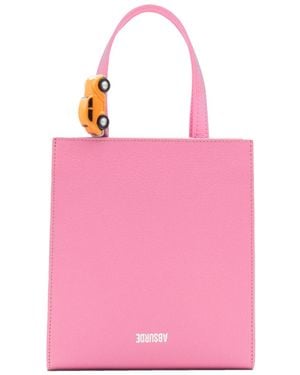Absurde Stop Mini Tote Bag - Pink