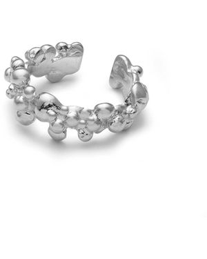 EVA REMENYI Céleste Deux Ear Cuff - White