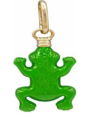 Michael Nash Jewelry Jade Frog Charm - Green