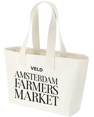 VLD Neutrals Noordermarkt Tote Bag - White