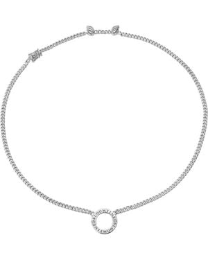 BLOOMTINE | Earth Angel HQ Mini Halo Wings Sterling Diamond Angel Choker - Metallic