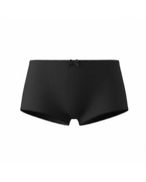 The Coolgirl Nyc Jane Boyshort - Black
